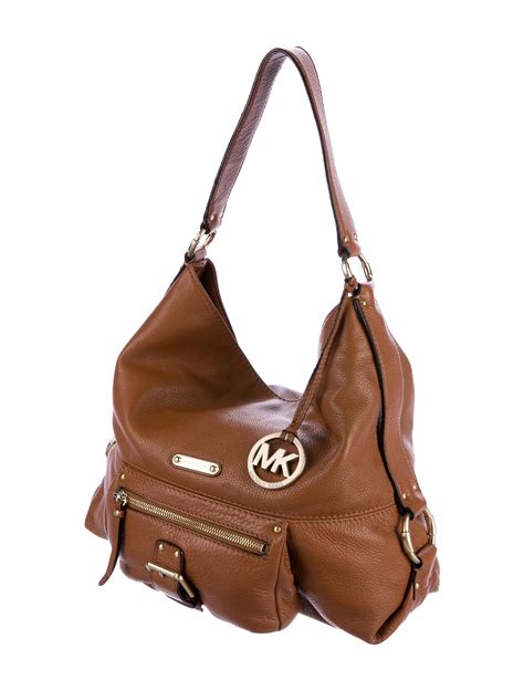 michael kors bone leather hobo|Michael Kors hobo handbags.